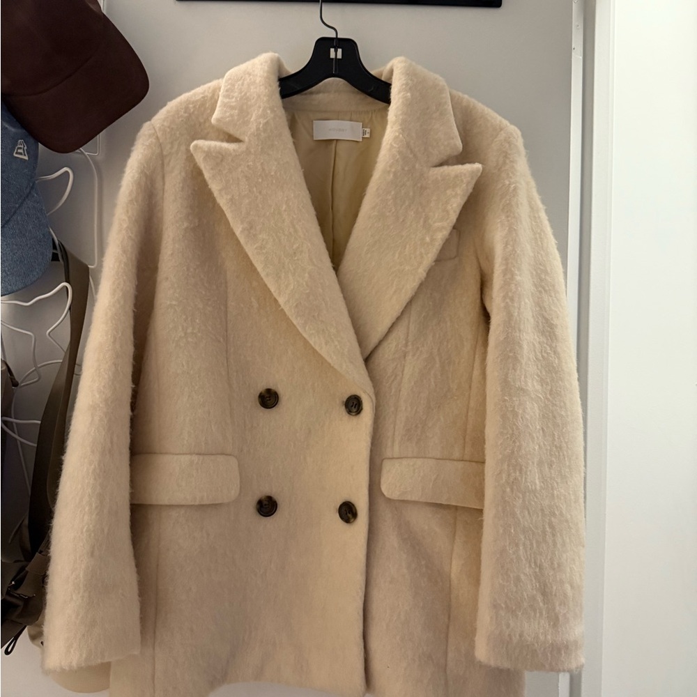 Moussy Cream Teddy Jacket